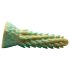 Creature Cocks Stegosaurus - piggete silikon dildo - 20cm (grønn)