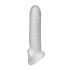 Fat Boy Micro Ribbed - penisforlengelse (17cm) - melkefarget