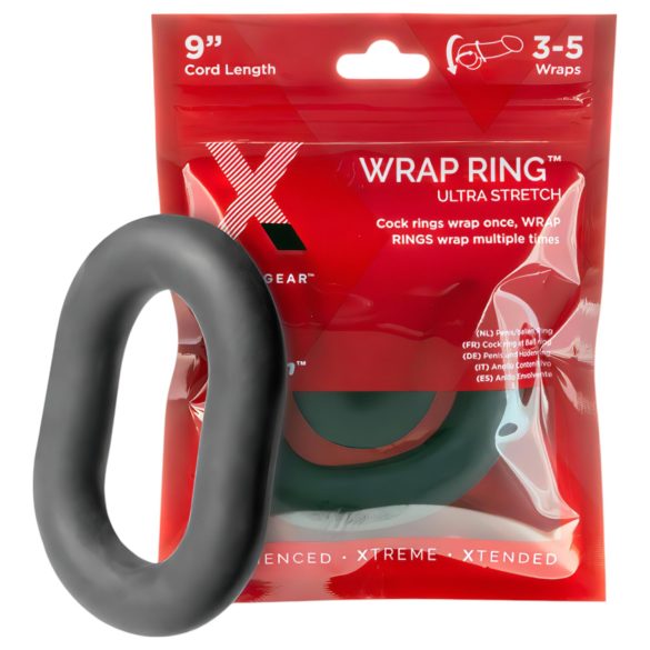 Perfekt Passform Ultra Wrap 9 - tykk penisring - svart (22 cm)