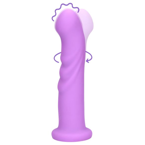 Loveline - roterende vibrator, oppladbar (rosa)