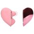 Loveline Tapping Heart - oppladbar klitorisvibrator (rosa)