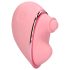 Loveline Tapping Heart - oppladbar klitorisvibrator (rosa)