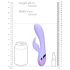 Loveline - lilla rabbit-klitorisvibrator med oppladbar arm