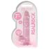 REALROCK - naturtro rosa dildo (17 cm)