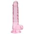 REALROCK - naturtro rosa dildo (17 cm)