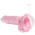 REALROCK - naturtro rosa dildo (17 cm)