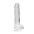 REALROCK - Klar, naturtro dildo (22cm)