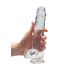 REALROCK - Klar, naturtro dildo (22cm)