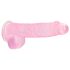 REALROCK - Gjennomsiktig realistisk dildo - rosa (15 cm)