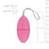 Easytoys - 7 rytmer fjernstyrt vibrerende egg (rosa)