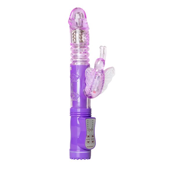 Easytoys Butterfly - roterende og pulserende vibrator (lilla)