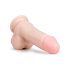 Easytoys - Med sugekopp: testfarget dildó (17,5cm)