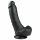 Easytoys - sugekopp dildo med baller (20cm) - svart