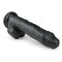 Easytoys - stor dildo med sugefot, svart (26,5 cm)