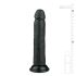 Easytoys - realistisk dildo med sugekopp (20,5 cm) - svart