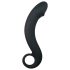 EasyToys buet analdildo i silikon (svart)