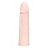 Flesh - penisforlenger hylse (naturlig) - 18cm