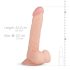 Realistisk Felix 22cm dildo - naturtro nytelse