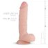 Realistisk Glynn-dildo - 25 cm naturtro nytelse