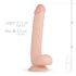 Real Fantasy Elvin - naturtro dildo - 28cm (natur)