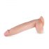 Realistisk Dwane-dildo med baller - 31cm (naturlig)