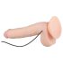 Realistisk Elvin - oppladbar vibrator - 28 cm (hudfarge)