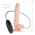 Realistisk Elvin - oppladbar vibrator - 28 cm (hudfarge)