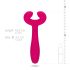 Easytoys Par - oppladbar vanntett parvibrator (rosa)