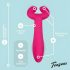 Easytoys Par - oppladbar vanntett parvibrator (rosa)