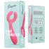 Easytoys Par - oppladbar vanntett parvibrator (rosa)