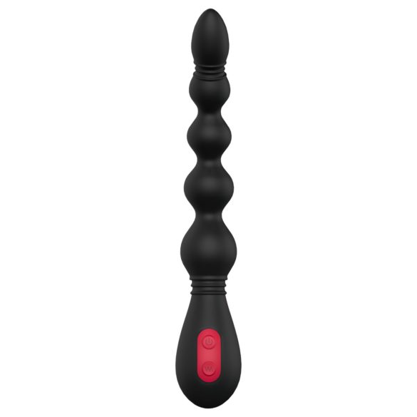 Cheeky Love - oppladbar analperler vibrator (svart)