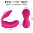 Kjærlighetsvibber Duo - 2in1 klitorisvibrator (rosa)