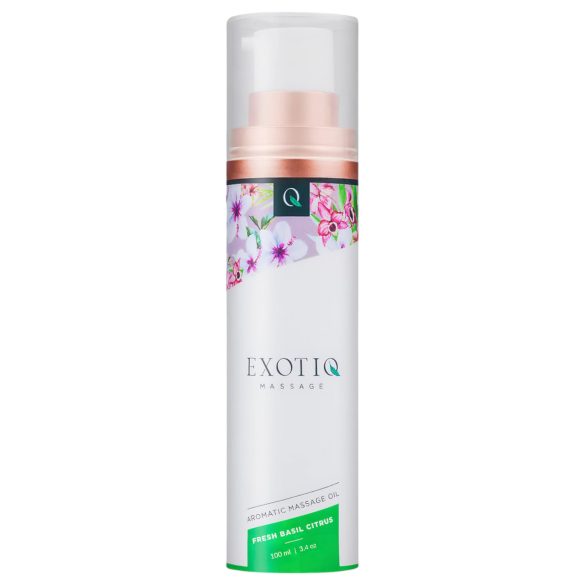 Exotiq - duftende massasjeolje - basilikum/sitron (100ml)