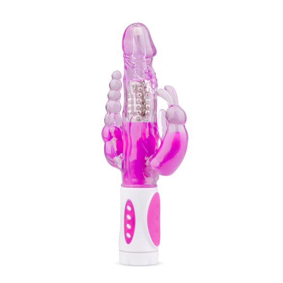 Easytoys Raving Rabbit - 3-i-1 vibrator (rosa)