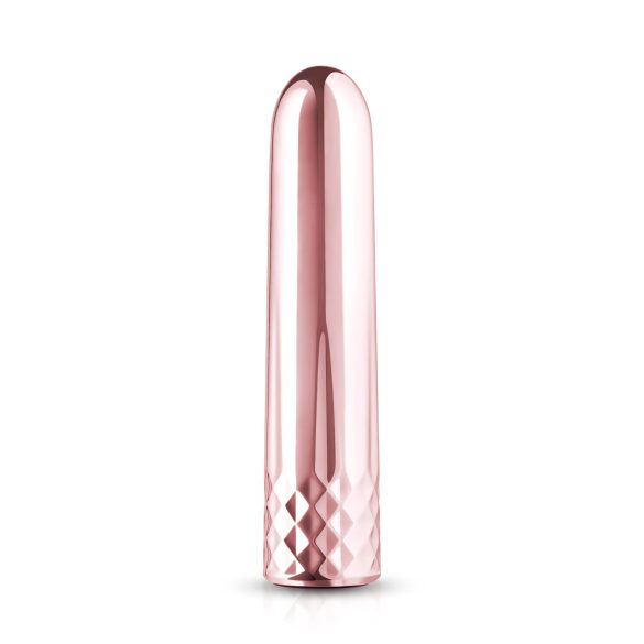 Rosy Gold Mini - Oppladbar mini stavvibrator (rosegull)