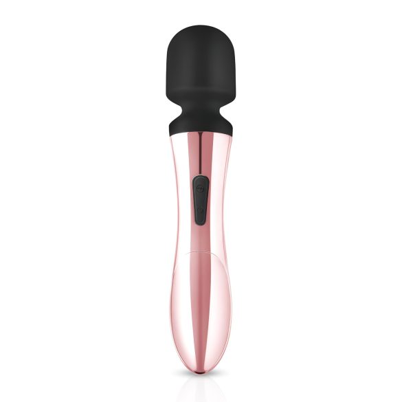 Rosy Gold Wand Curve - oppladbar massasjevibrator (rose gull)