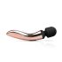 Rosy Gold Wand Curve - oppladbar massasjevibrator (rose gull)