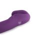 Trådløs lilla strap-on vibrator uten holder