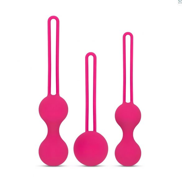 Easytoys LoveBalls - 3 gésa-kuler (rosa)