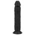 Easytoys - realistisk dildo - 17,5 cm (svart)