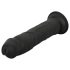 Easytoys - realistisk dildo - 17,5 cm (svart)