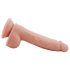 Mr. Dixx 7.6 - naturlig sugdildo med baller (19,5 cm)