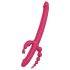 Dreamtoys Anywhere glede-vibe - oppladbar 4-i-1 vibrator (rosa)