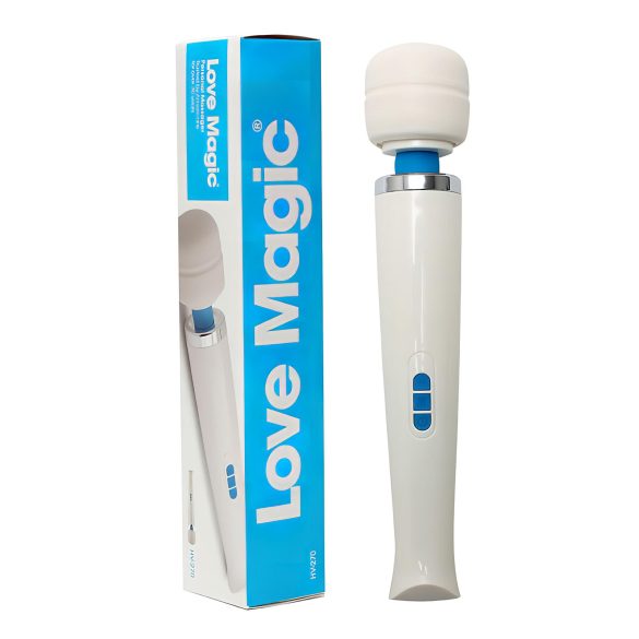 Love Magic Wand - oppladbar massasjevibrator (hvit)