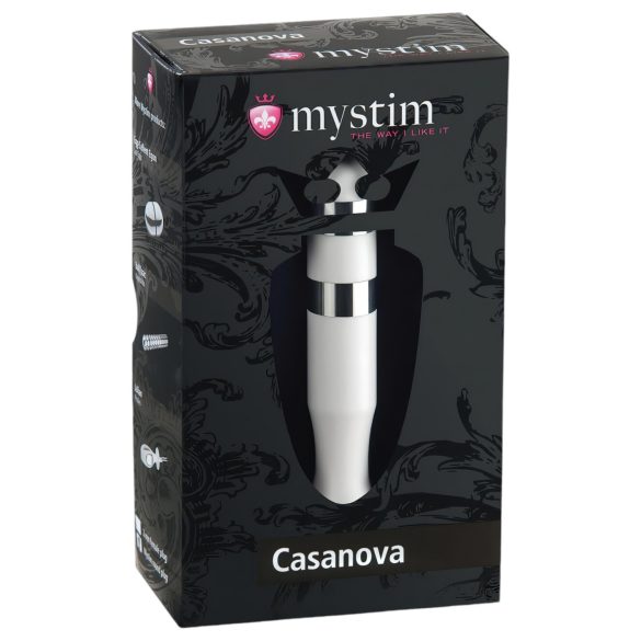 mystim Casanova elektro-dildo (hvit)