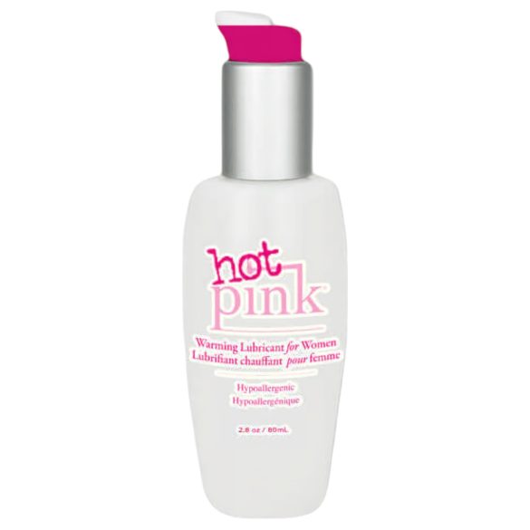 Hot Pink - Vannbasert, varmende glidemiddel (80 ml)