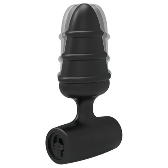 Mini-kjærlighetsplugg - svart analvibrator