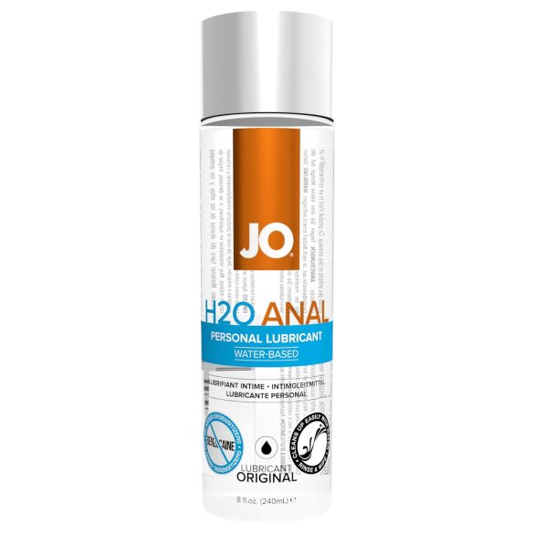 JO H2O Anal Original - vannbasert analglidemiddel (240ml)