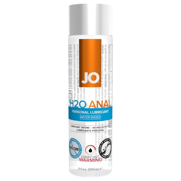 JO H2O Anal Varm - Varmende analsmøring, vannbasert (120ml)