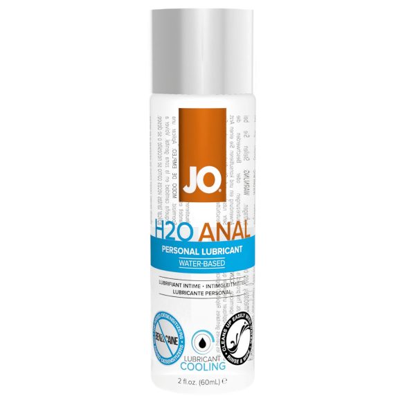 JO H2O Anal Cool - Vannbasert avkjølende glidemiddel (60ml)